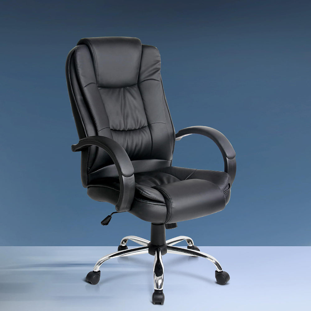 Marlook Executive Office Chair Leather Tilt Black