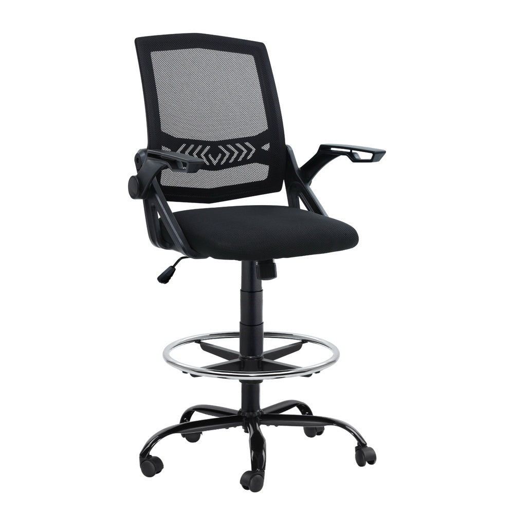 Marlook Office Chair Drafting Stool Mesh Chairs Black