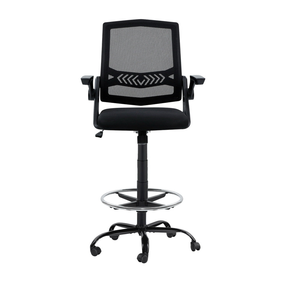 Marlook Office Chair Drafting Stool Mesh Chairs Black