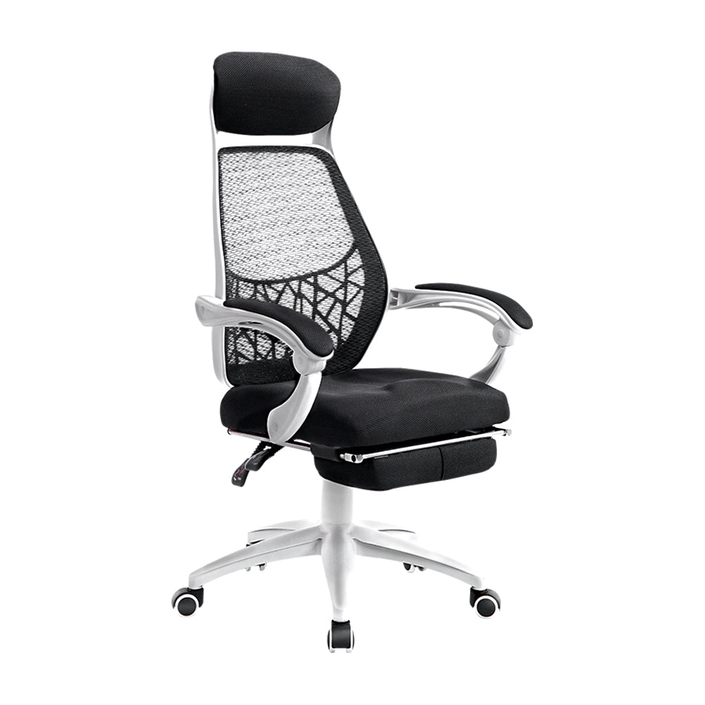 Marlook Mesh Office Chair Recliner Black White