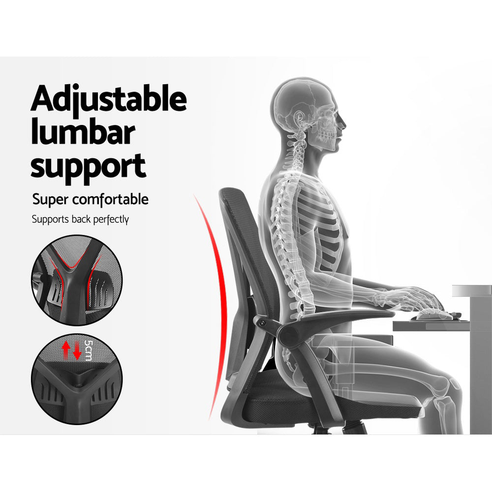 Marlook Mesh Office Chair Mid Back Black