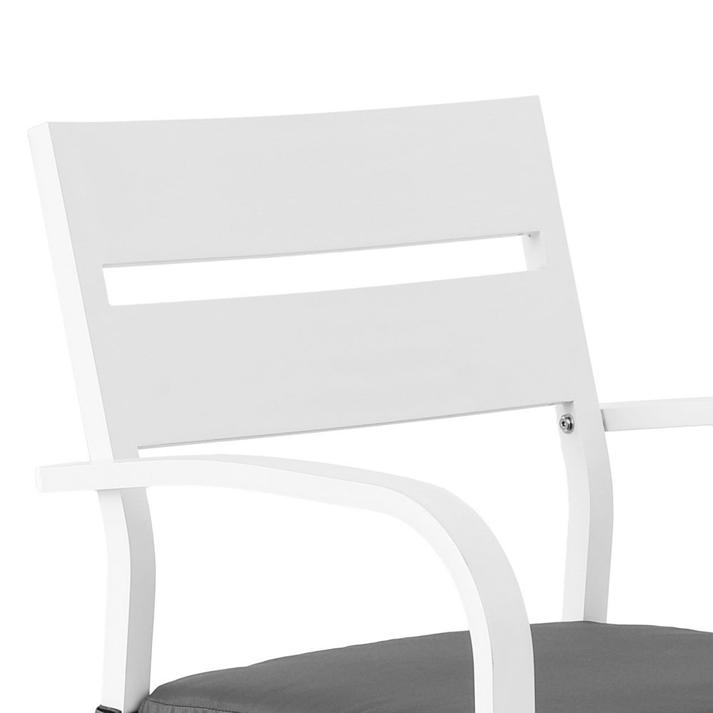 Marlook Outdoor Bar Set Stools 3-Piece Dining Chairs Table Patio Aluminium Bistro Set