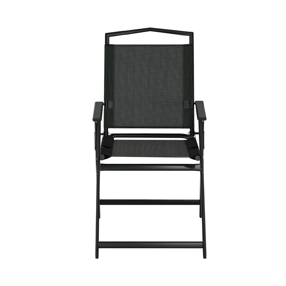 Marlook Outdoor Chairs Portable Folding Camping Chair Steel Patio Furniture