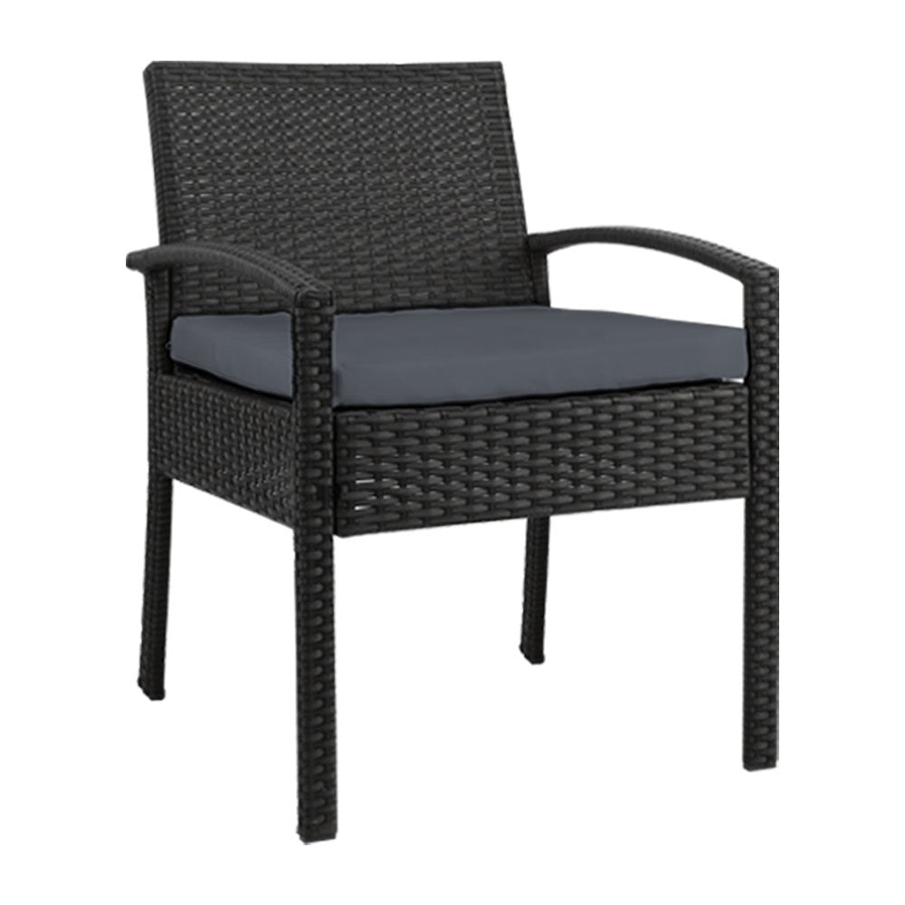 Marlook Outdoor Dining Chairs Patio Furniture Rattan Lounge Chair Cushion Felix