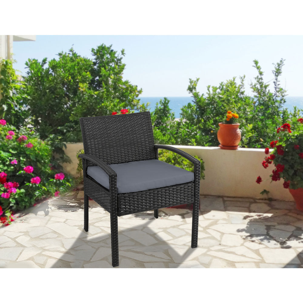 Marlook Outdoor Dining Chairs Patio Furniture Rattan Lounge Chair Cushion Felix