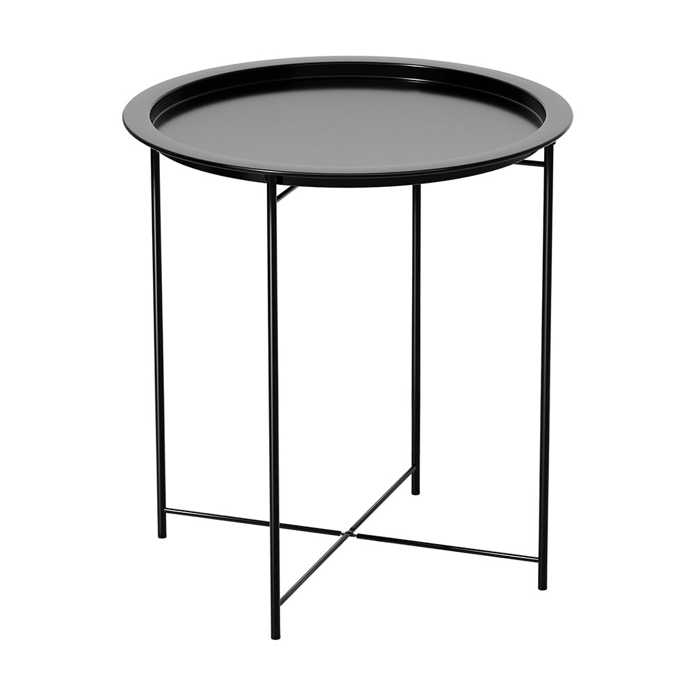 Marlook Coffee Side Table Steel Outdoor Furniture Indoor Desk Patio Garden