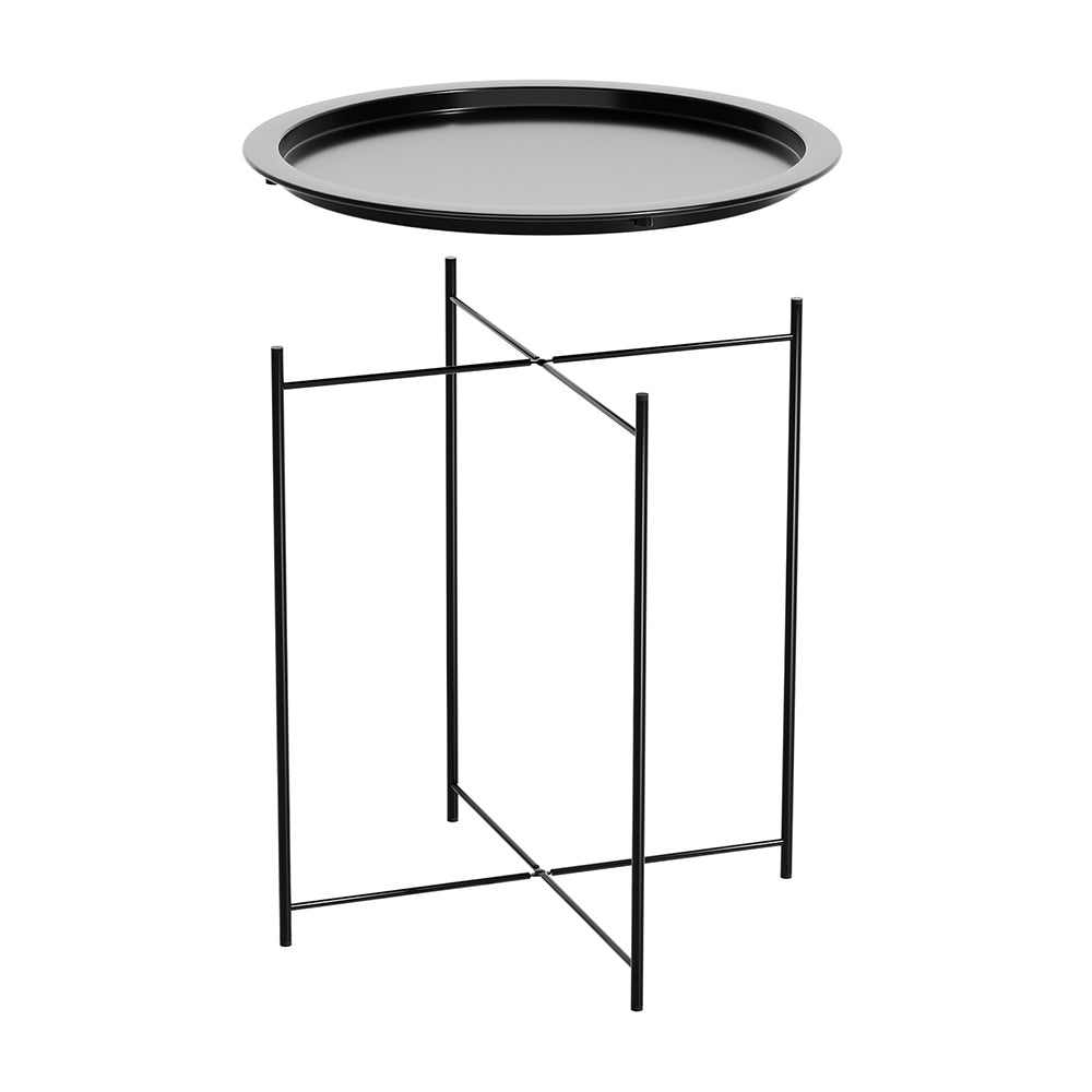 Marlook Coffee Side Table Steel Outdoor Furniture Indoor Desk Patio Garden