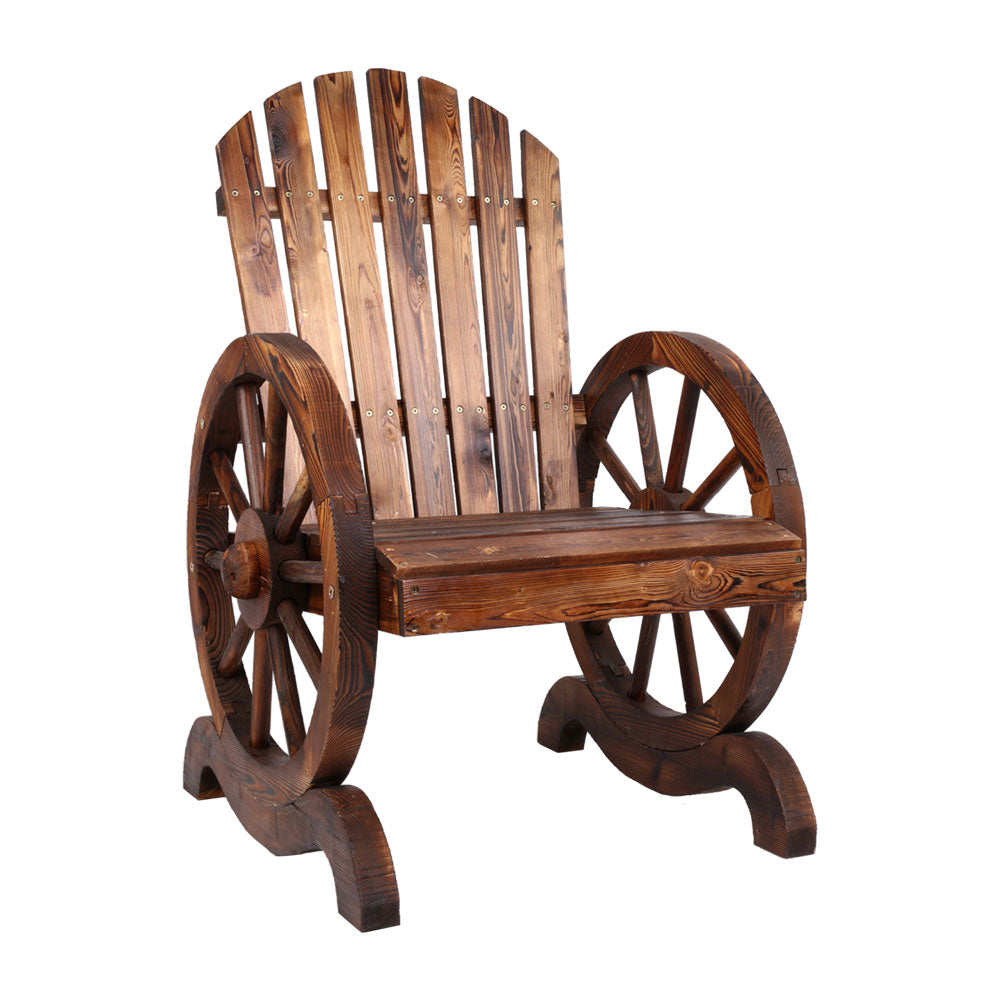 Marlook Wooden Wagon Chair Outdoor