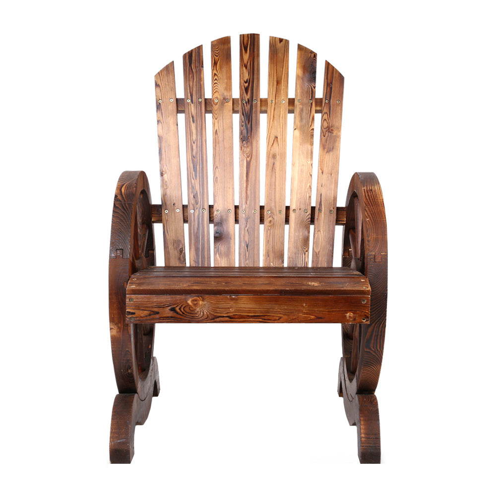 Marlook Wooden Wagon Chair Outdoor