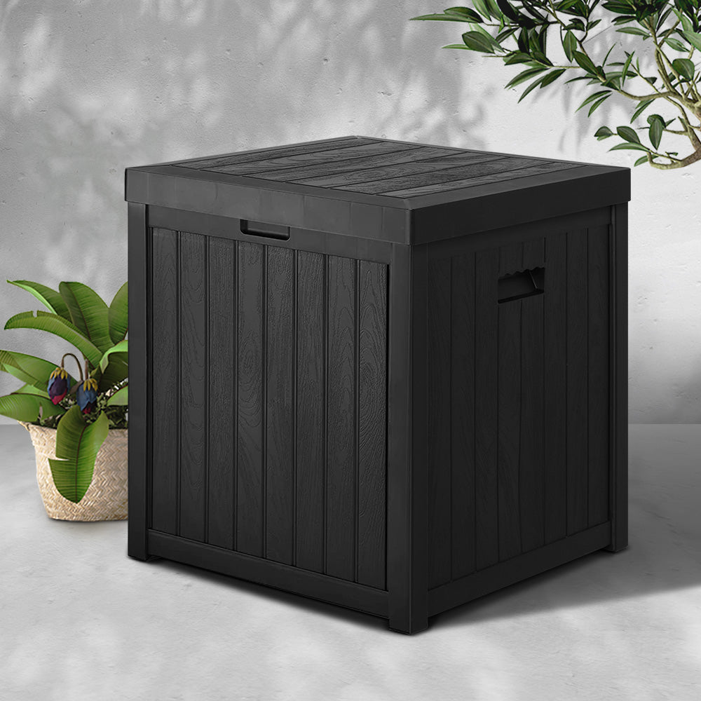 Marlook Outdoor Storage Box 195L Bench Seat Garden Deck Toy Tool Sheds