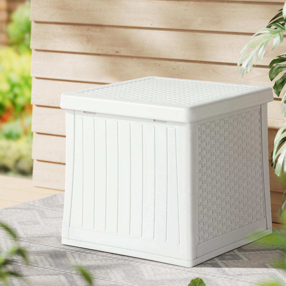 Marlook Outdoor Storage Box 56L Container Lockable Indoor Garden Toy Tool Shed