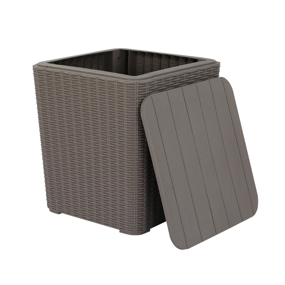 Marlook Outdoor Storage Box 43L Container Side Table Garden Bench Tool Sheds