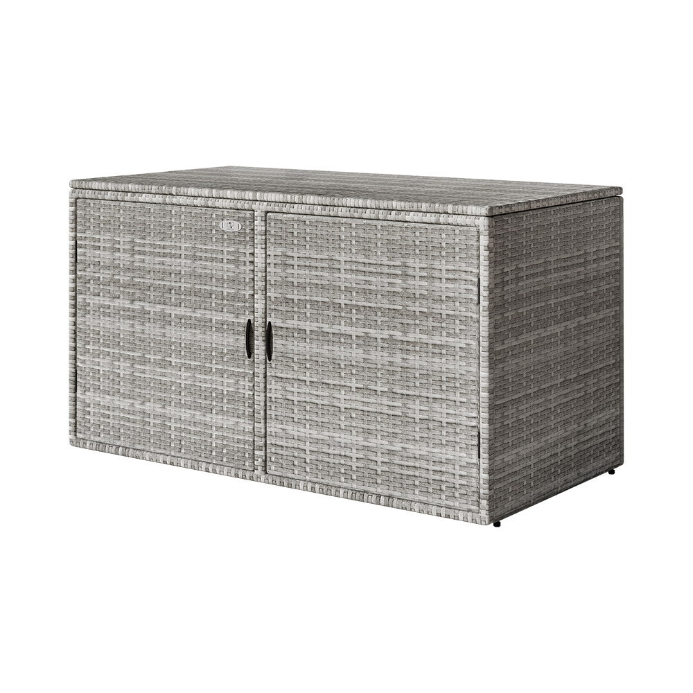 Marlook Outdoor Storage Cabinet Box Deck Wicker Shelf Chest Garden Shed Tools
