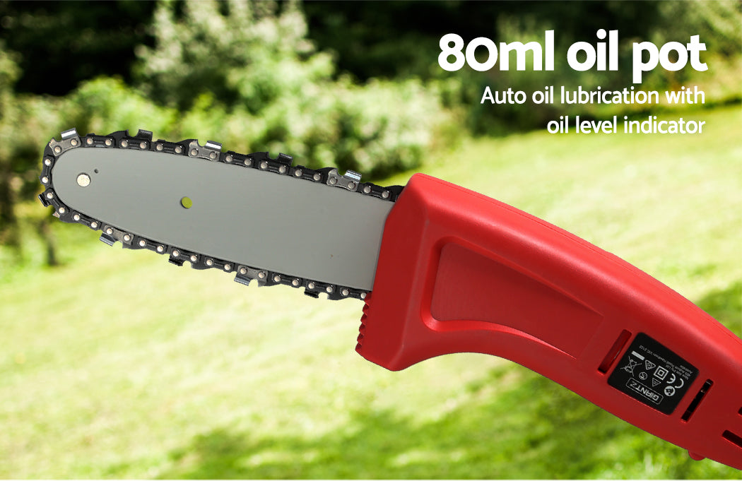 Marlook Chainsaw Cordless Pole Chain Saw 20V 8inch Pruner Battery 2.7m Long Reach