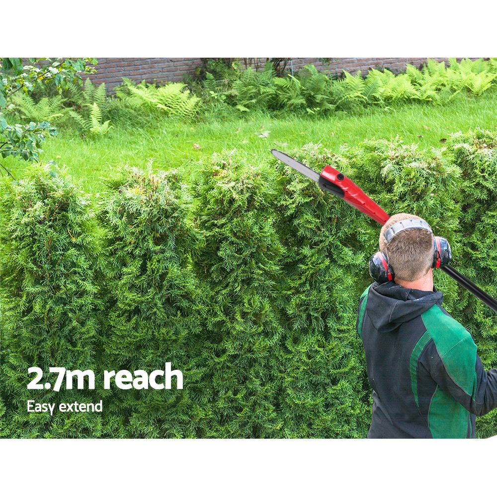 Marlook Chainsaw Trimmer Cordless Pole Chain Saw 8in 20V Battery 2.7m Reach