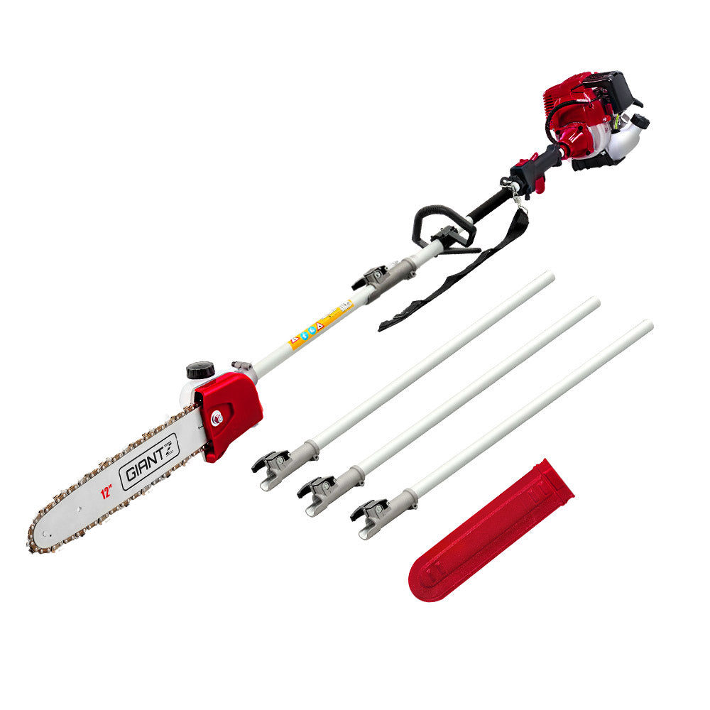 Marlook 40CC Pole Chainsaw 12in Chain Saw 4-Stroke Petrol 4.3m Long Reach