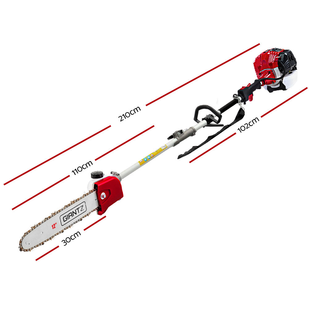 Marlook 65CC Pole Chainsaw 12in Chain Saw Petrol 4.3m Long Reach
