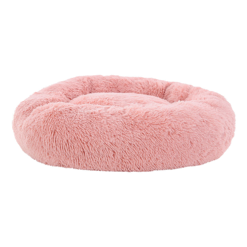 Marlook Pet Bed Dog Cat 90cm Large Calming Soft Plush Pink