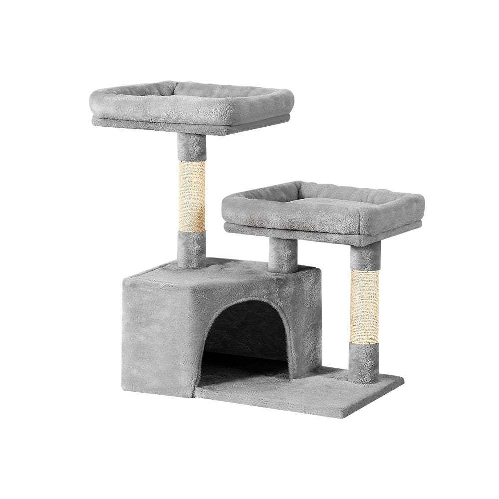Marlook Cat Tree 69cm Scratching Post Tower Scratcher Wood Condo House Bed Trees