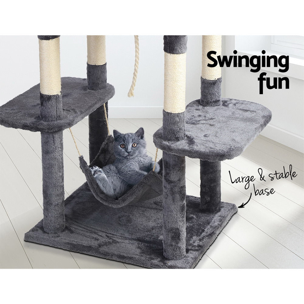 Marlook Cat Tree 171cm Tower Scratching Post Scratcher Wooden Condo House Bed Toys