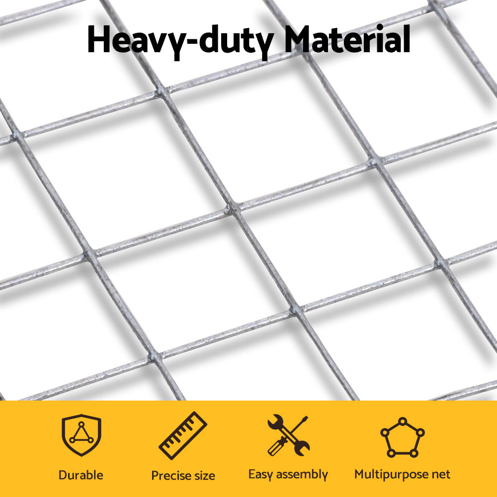 Marlook Poultry Chicken Fence Pet Netting Wire Mesh Roll Duck Goose Coop 15Mx120CM