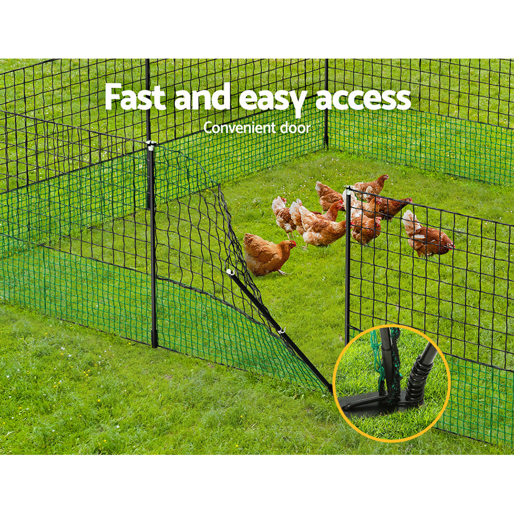 Marlook Chicken Fence Electric 25Mx125CM Poultry Netting