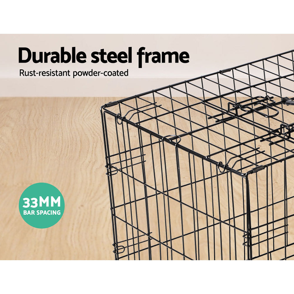Marlook 24" Dog Cage Crate Kennel 3 Doors