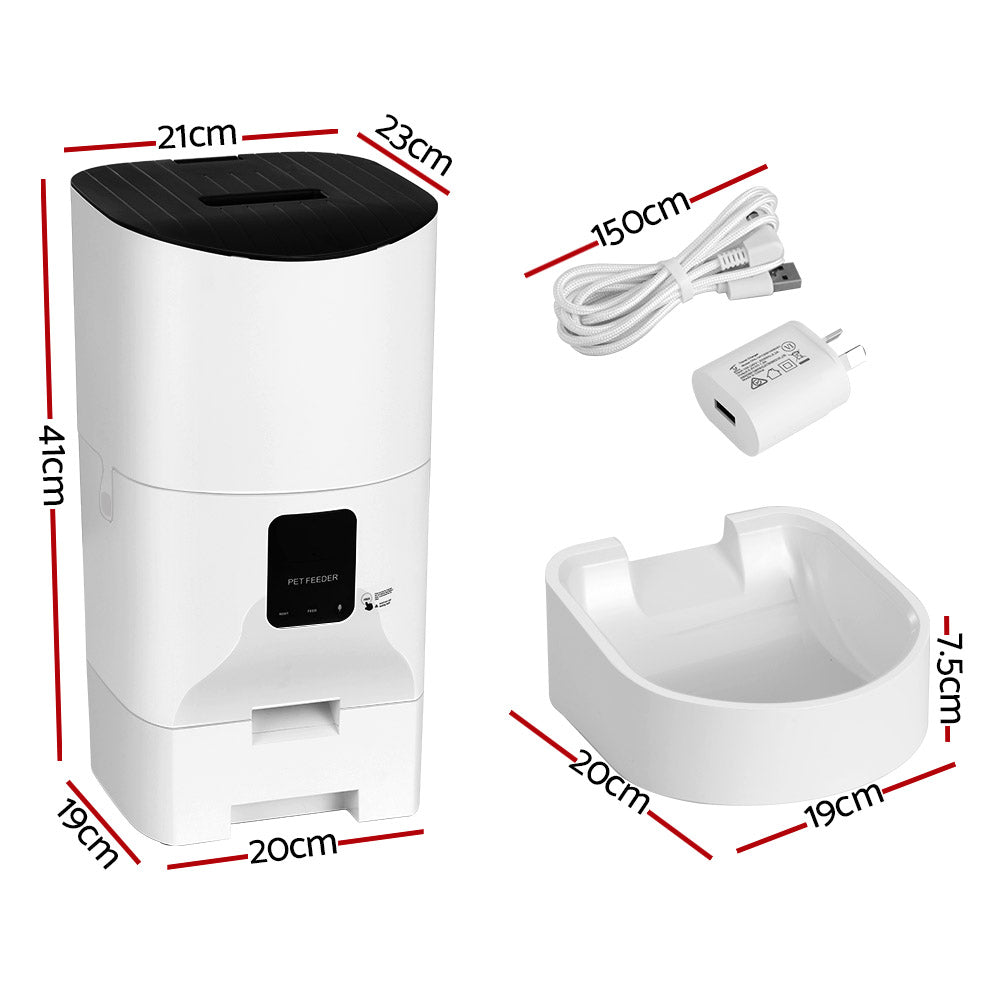 Marlook Automatic Pet Feeder 9L Wifi Auto Dog Cat Feeder Smart Food Dispenser Timer