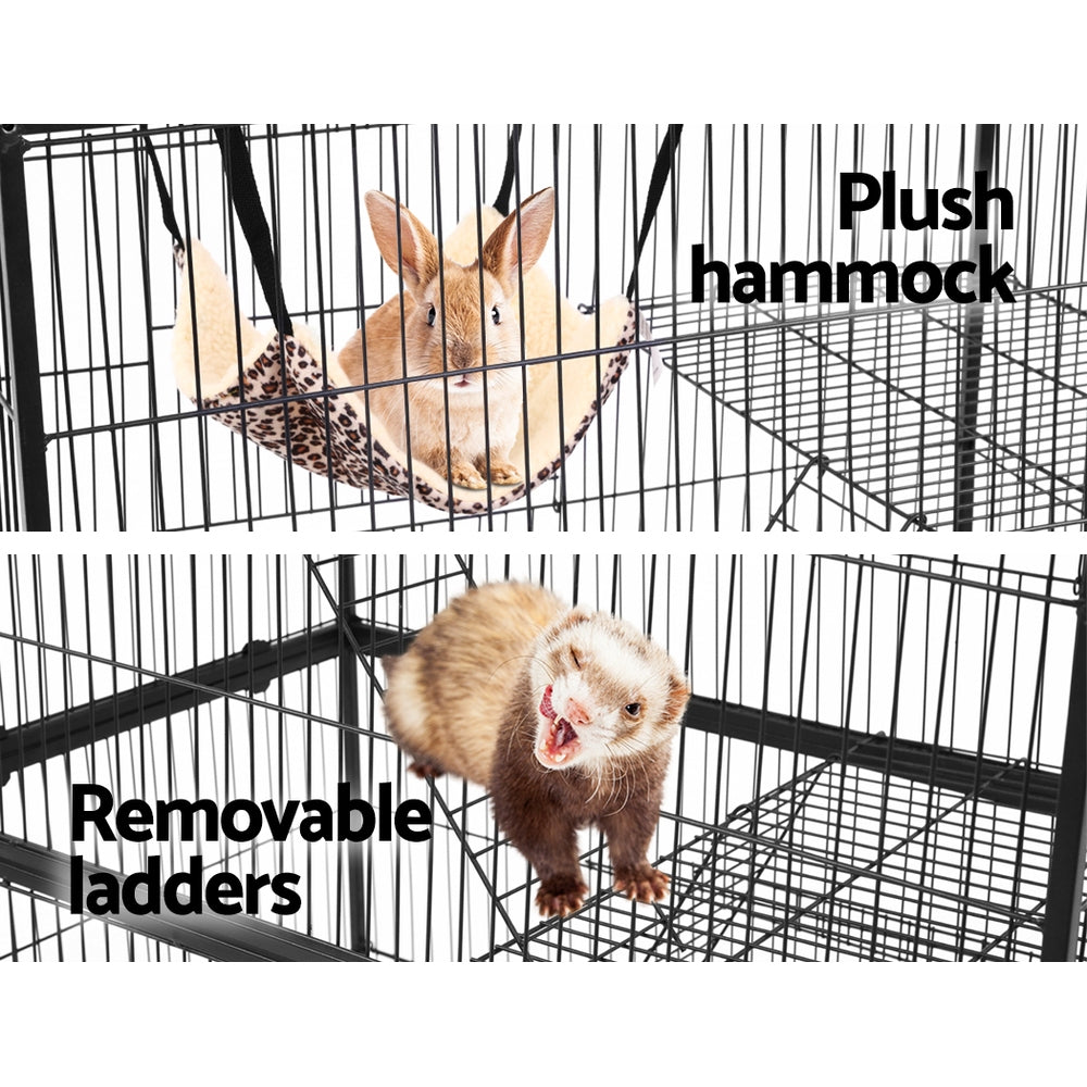 Marlook Rabbit Cage 142cm Hutch 4 Level Bird Guinea Pig Ferret