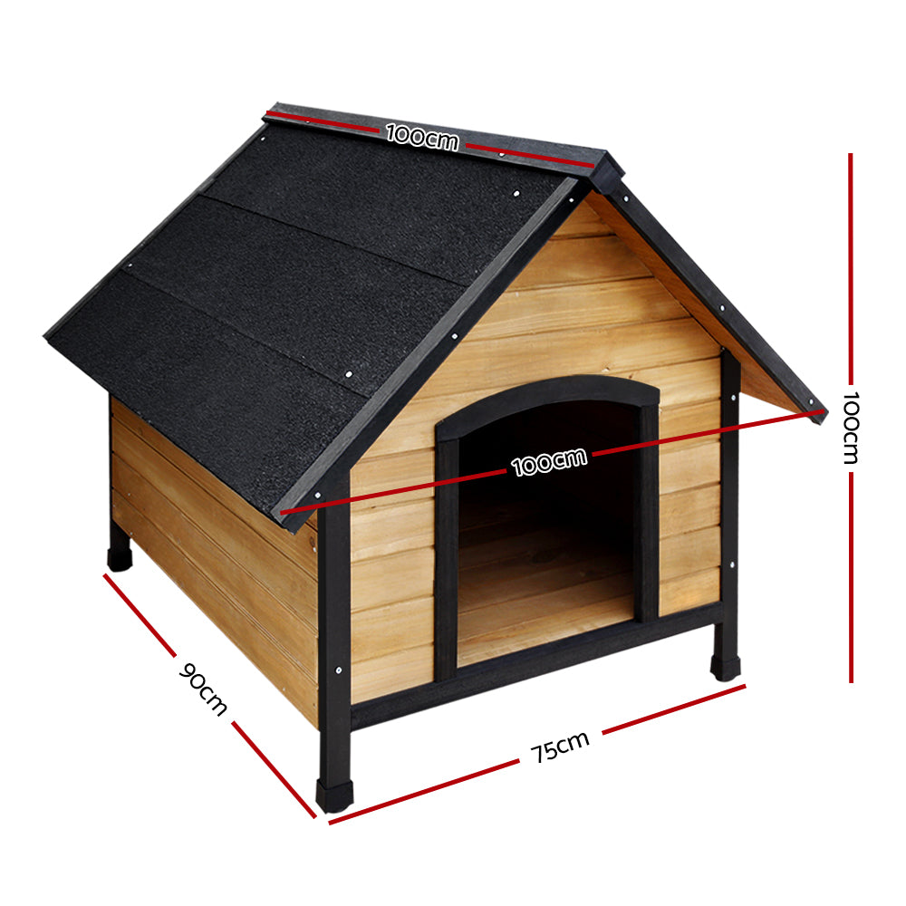 Marlook Dog Kennel Extra Large Wooden Outdoor House Pet Puppy House XL Crate Cabin Waterproof