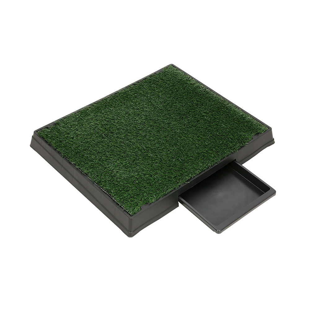 Marlook Pet Training Pad Dog Potty Toilet Large Loo Portable With Tray Grass Mat