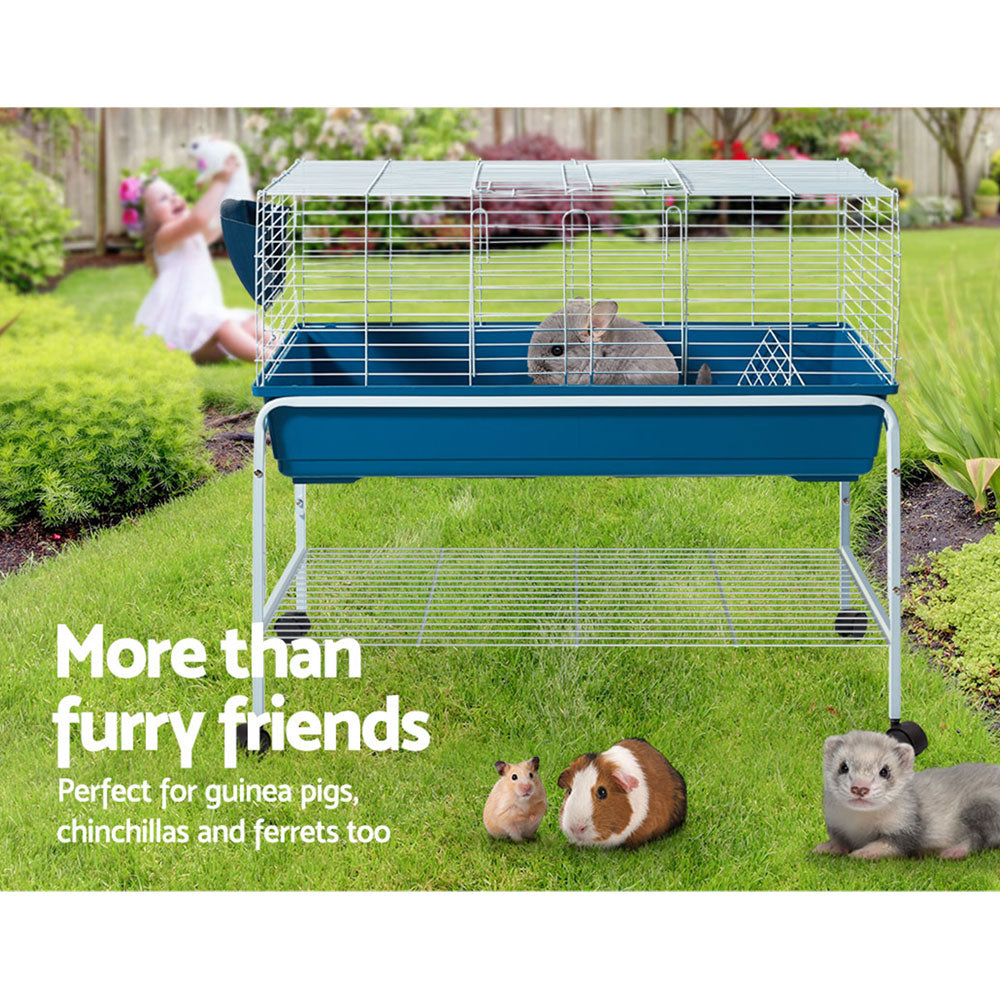 Marlook Rabbit Cage Hutch 106cm Indoor Enclosure Carrier