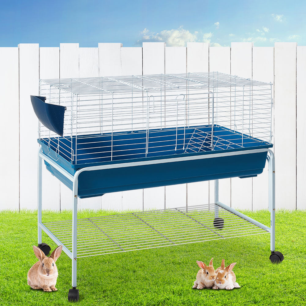 Marlook Rabbit Cage Hutch 106cm Indoor Enclosure Carrier