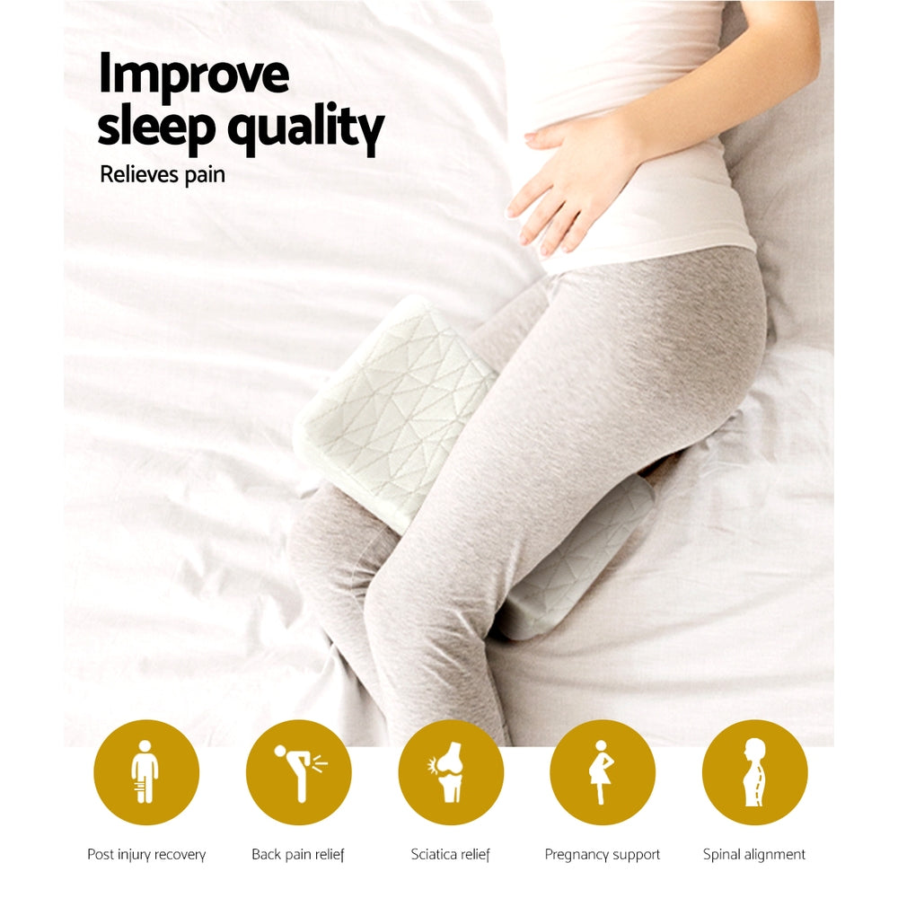 Marlook Bedding Memory Foam Leg Knee Pillow