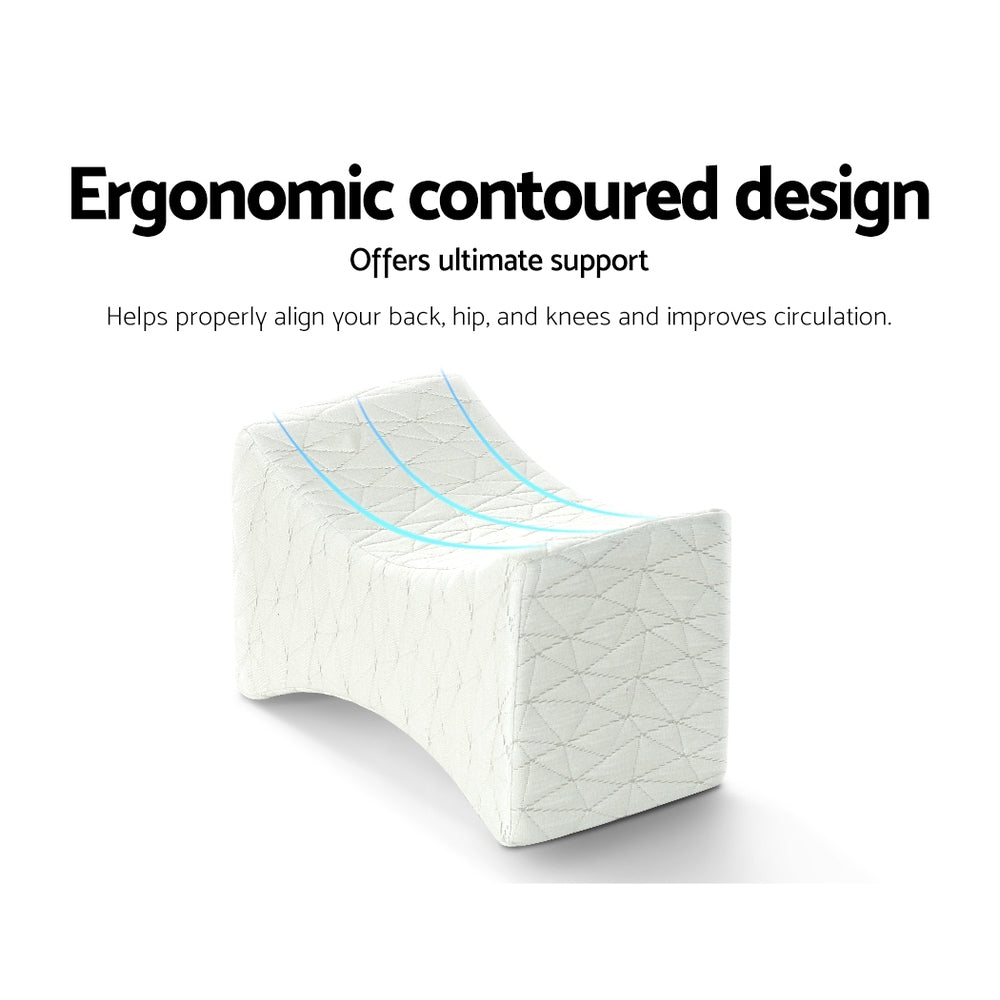 Marlook Bedding Memory Foam Leg Knee Pillow