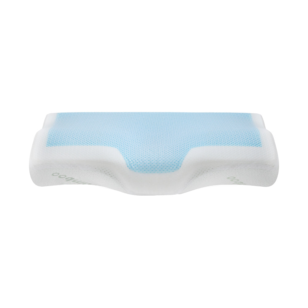 Marlook Bedding Memory Foam Contour Pillow Cool Gel Bamboo Cover