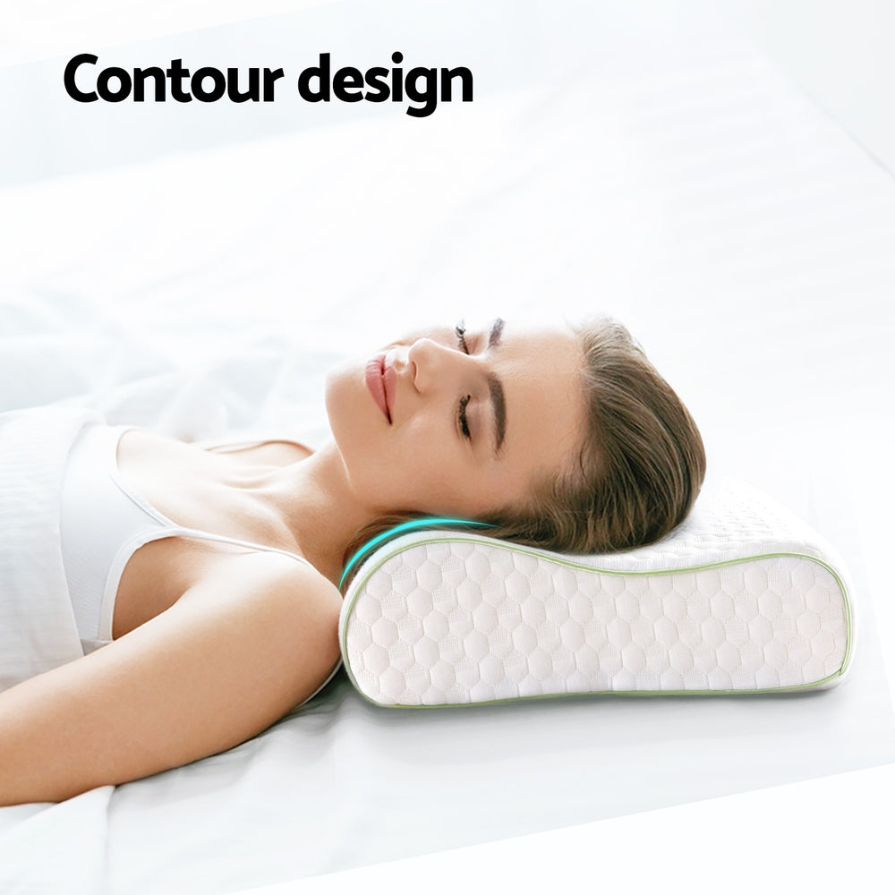 Marlook Memory Foam Pillow Contour Neck
