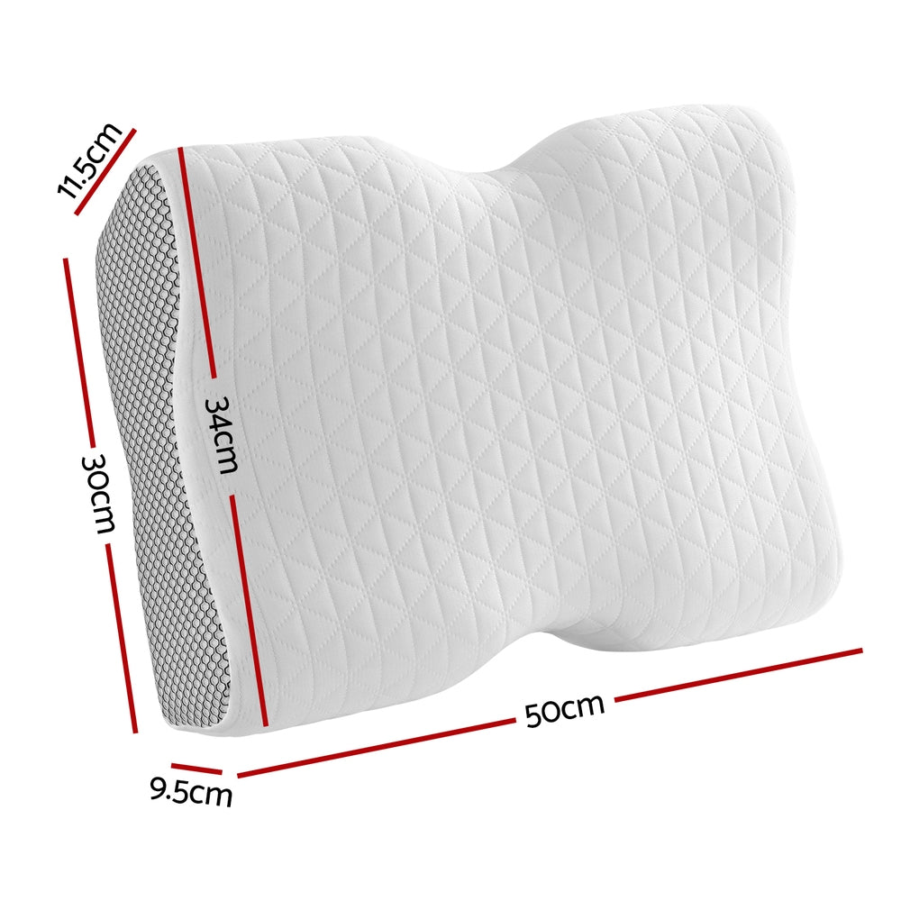 Marlook Memory Foam Pillow Contour Neck