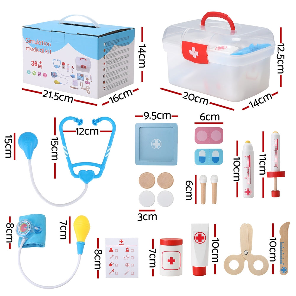 Marlook Kids Doctor Nurse Medical Case Pretend Play Set Stethoscope Medicine Toys