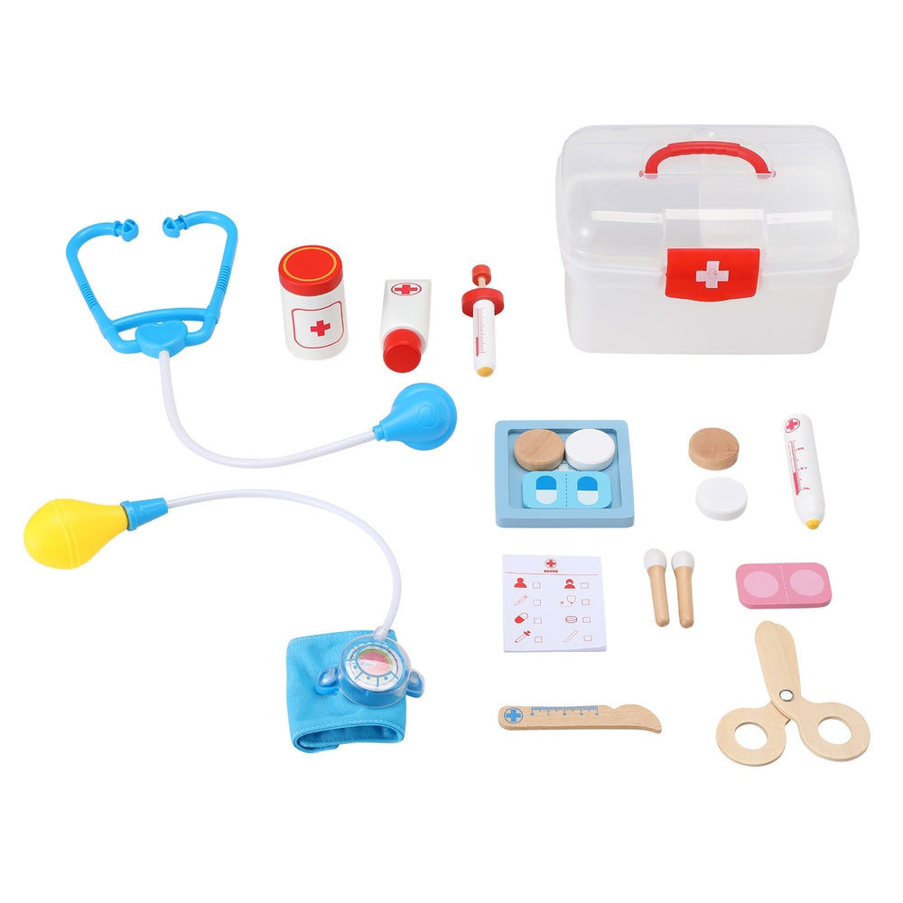 Marlook Kids Doctor Nurse Medical Case Pretend Play Set Stethoscope Medicine Toys