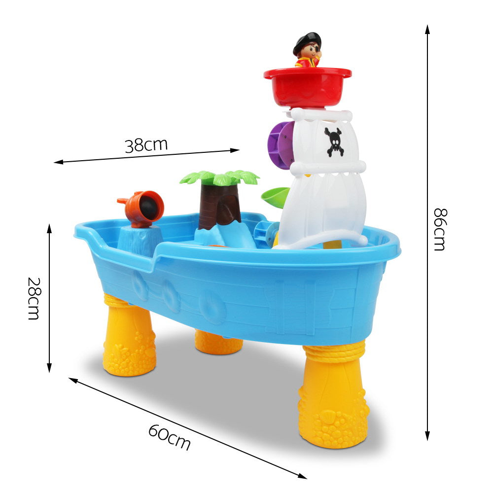 Marlook Kids Sandpit Pretend Play Set Sand Water Table Outdoor Beach Toy Children
