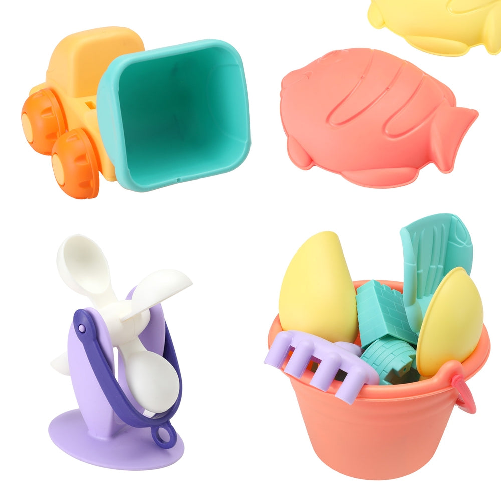 Marlook Kids Water Table Tool Kit Sand Truck Windmill Bucket Shovel Sandpit Toys