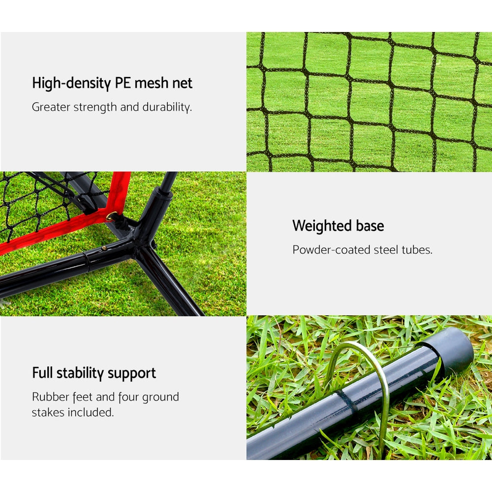 Marlook 7ft Baseball Net Pitching Kit with Stand Softball Training Aid Sports