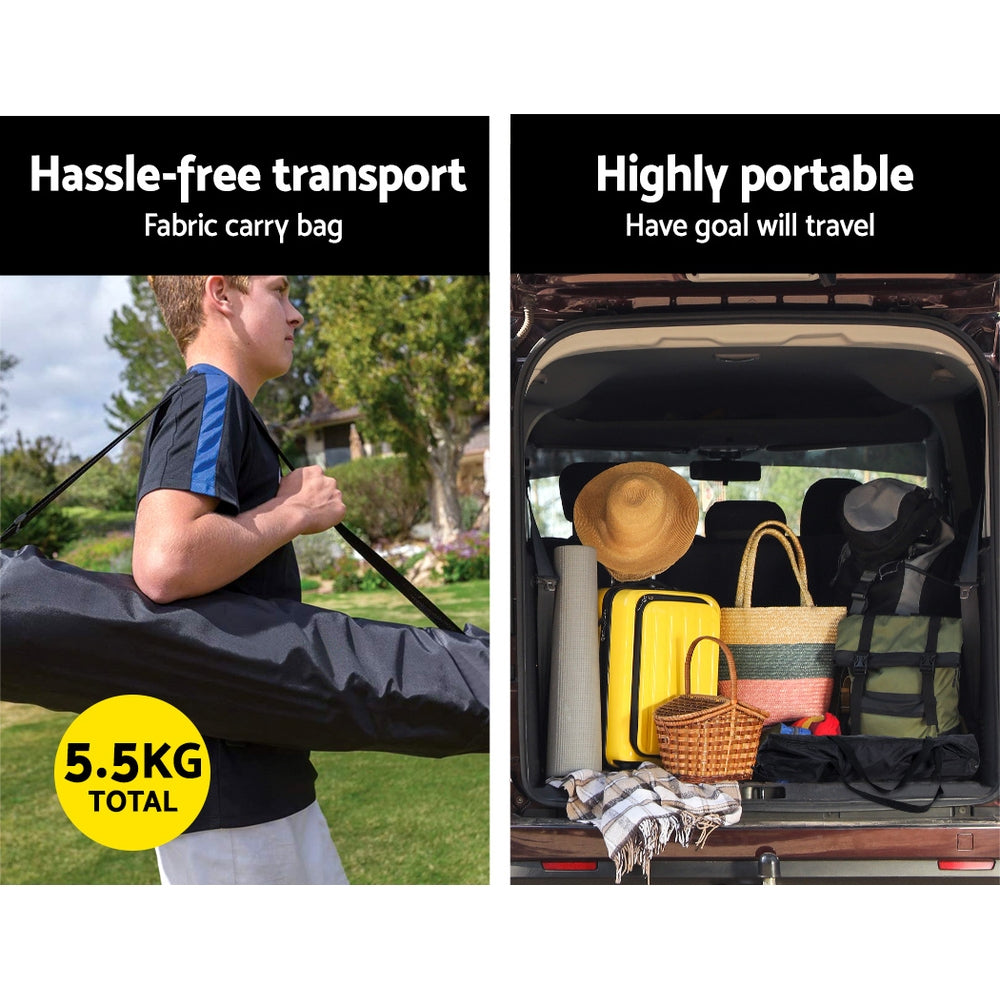 Marlook 3.6m Football Soccer Net Portable Goal Net Rebounder Sports Training