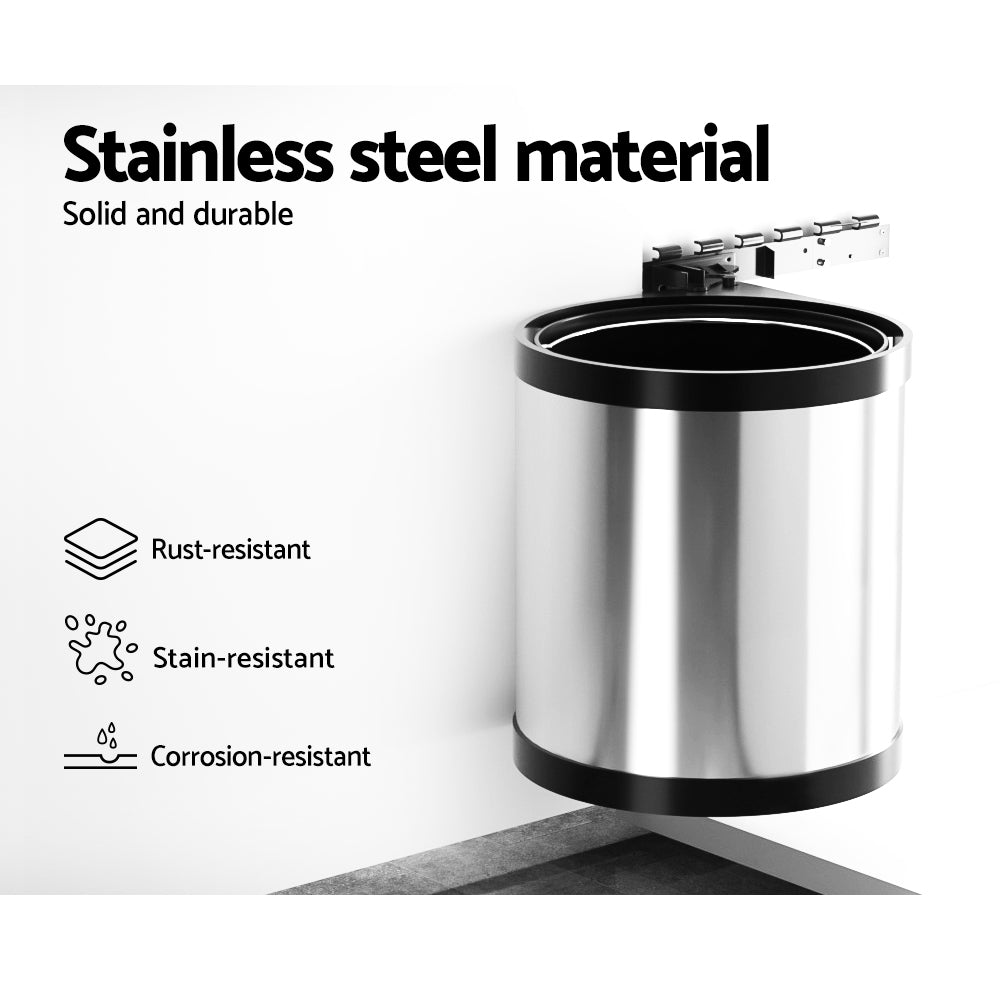 Marlook Pull Out Bin Swing Out Bins 12L
