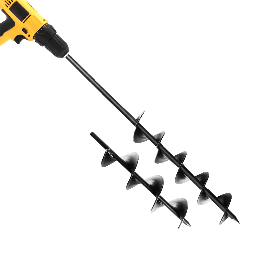 Marlook Power Garden Spiral Auger Hole Digger Earth Drill Bit Φ75x300 & 600mm