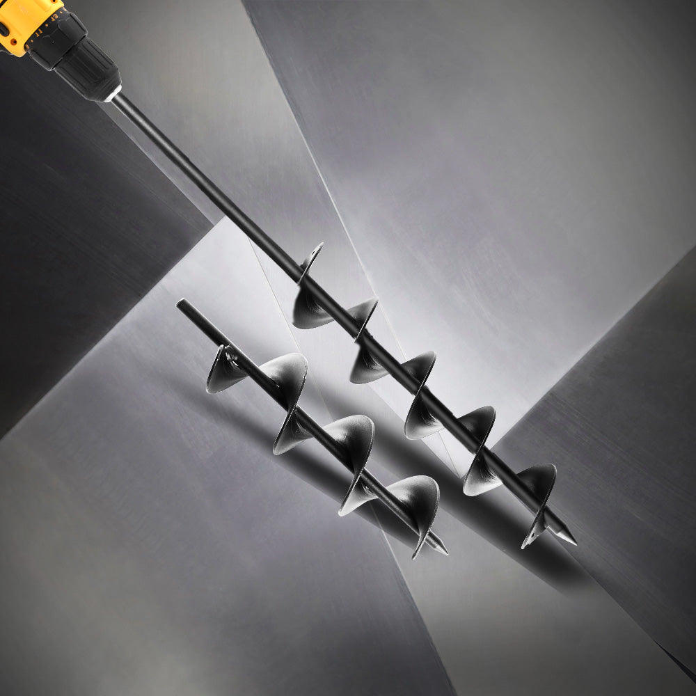 Marlook Power Garden Spiral Auger Hole Digger Earth Drill Bit Φ75x300 & 600mm