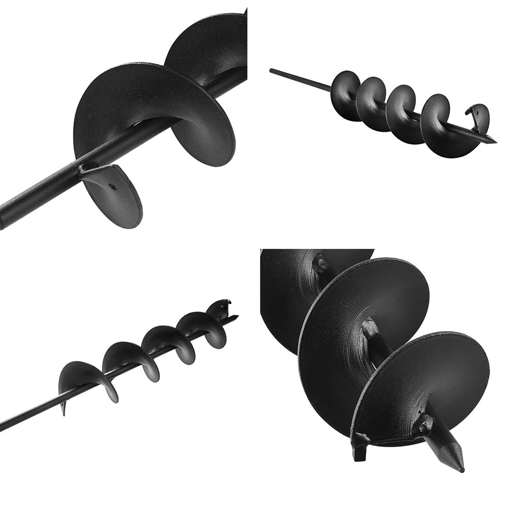 Marlook Power Garden Auger Small Earth Planter 75 X 600MM Black