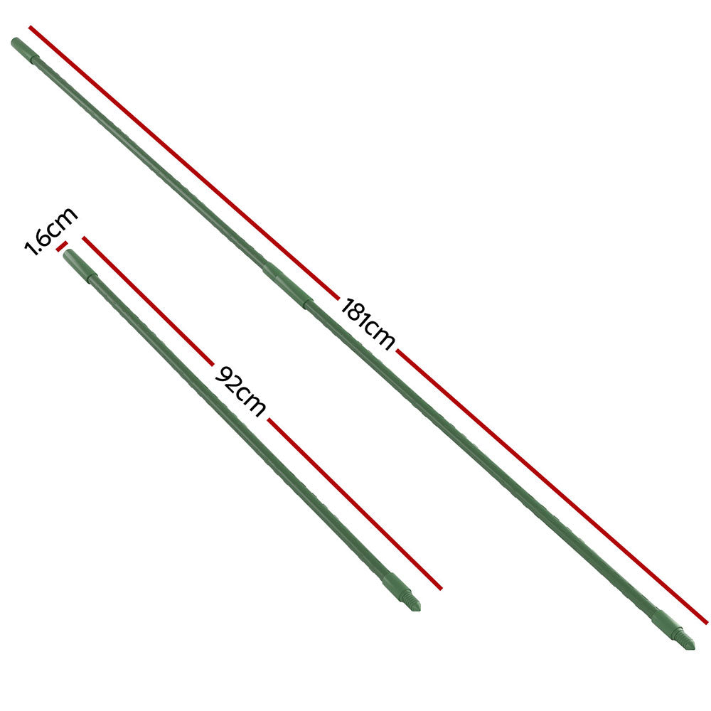 Marlook Garden Stakes Metal Plant Support 24pcs 92x1.6CM