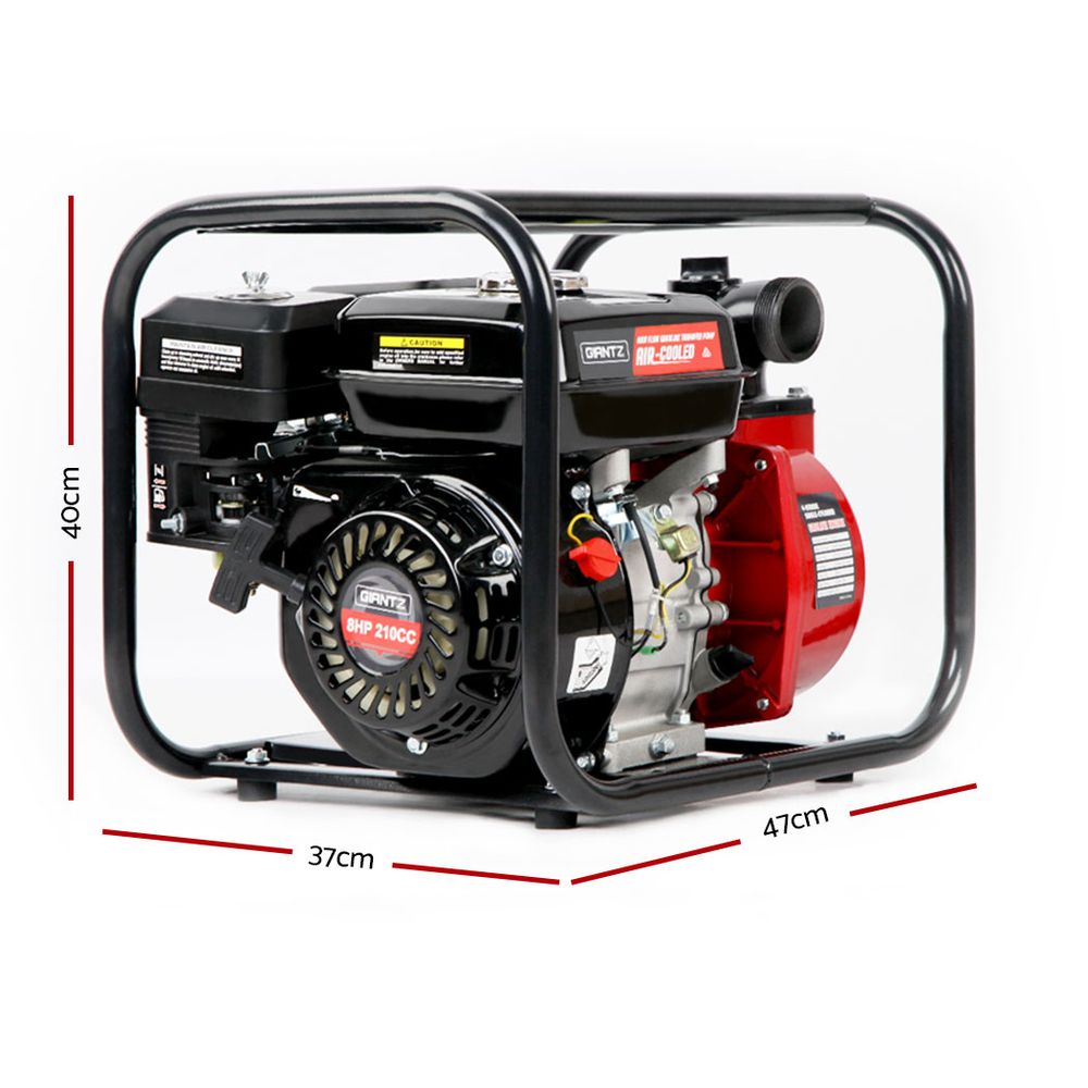 Marlook Petrol Water Pump 2" High Flow Transfer Fire Fighting Irrigation